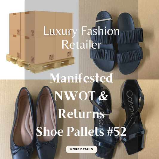 Luxury Fashion Retailer | ALL SEASONS MANIFESTED | NWOT & Returns | Shoe Pallets #52