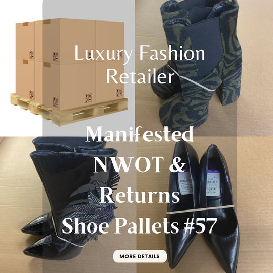 Luxury Fashion Retailer | ALL SEASONS MANIFESTED | NWOT & Returns | Shoe Pallets #57