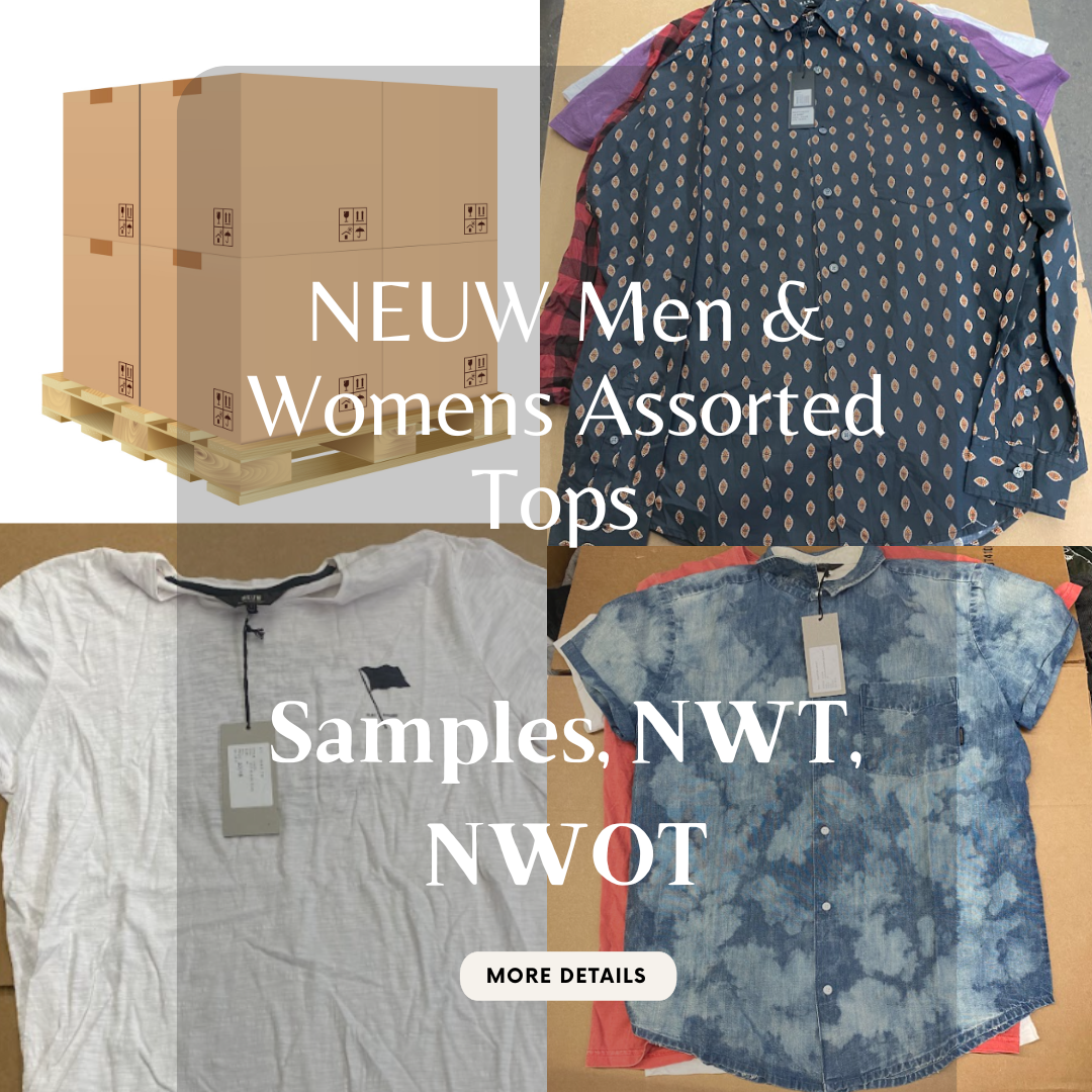 NEUW | Men's & Women's Assorted Tops | Samples, NWT, NWOT | 150 Pieces