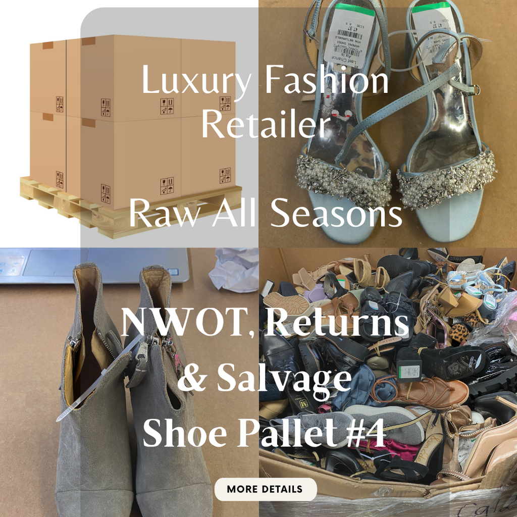 Luxury Fashion Retailer | RAW ALL SEASONS | NWOT, Returns & Salvage | Shoe Pallet #4
