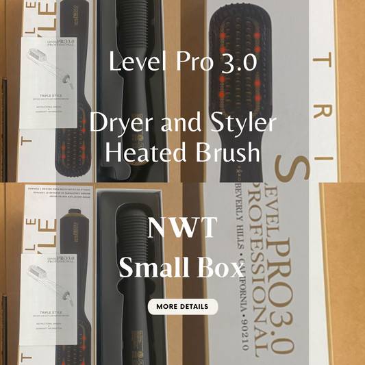 Level Pro 3.0  | Dryer and Styler Heated Brush | NWT | Small Box