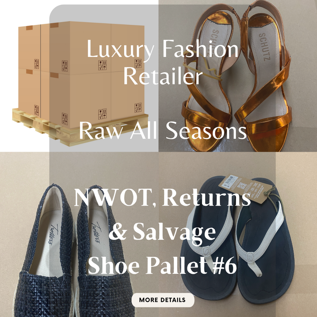 Luxury Fashion Retailer | RAW ALL SEASONS | NWOT, Returns & Salvage | Shoe Pallet #6