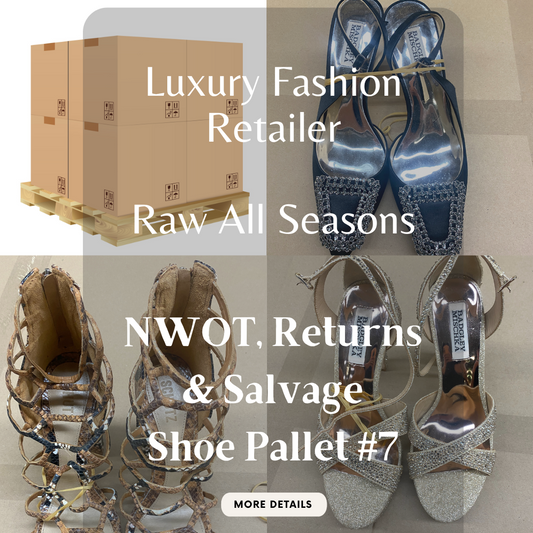 Luxury Fashion Retailer | RAW ALL SEASONS | NWOT, Returns & Salvage | Shoe Pallet #7