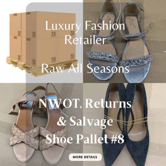 Luxury Fashion Retailer | RAW ALL SEASONS | NWOT, Returns & Salvage | Shoe Pallet #8