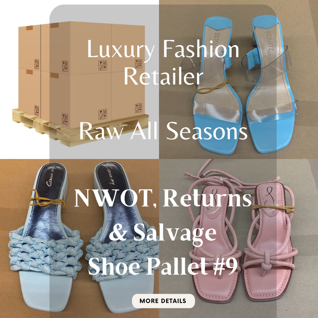 Luxury Fashion Retailer | RAW ALL SEASONS | NWOT, Returns & Salvage | Shoe Pallet #9
