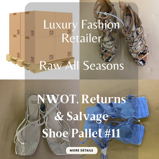 Luxury Fashion Retailer | RAW ALL SEASONS | NWOT, Returns & Salvage | Shoe Pallet #11