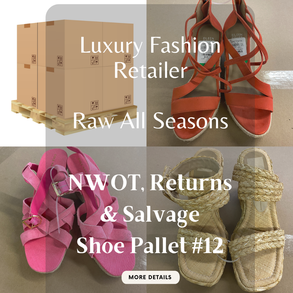Luxury Fashion Retailer | RAW ALL SEASONS | NWOT, Returns & Salvage | Shoe Pallet #12