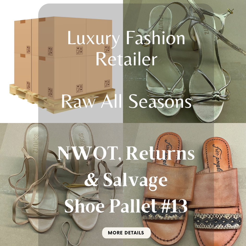 Luxury Fashion Retailer | RAW ALL SEASONS | NWOT, Returns & Salvage | Shoe Pallet #13