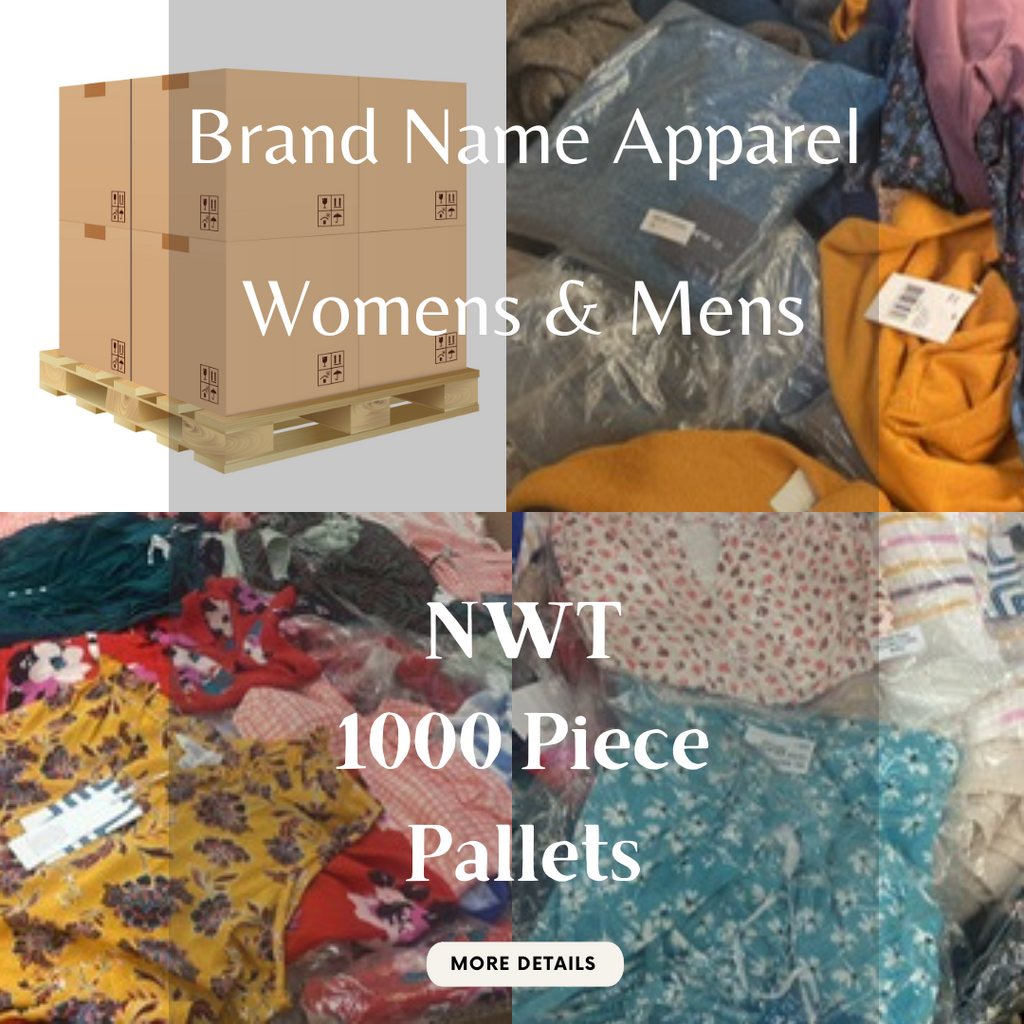 Brand Name Apparel | Womens & Mens | NWT | 1000 Piece Pallets