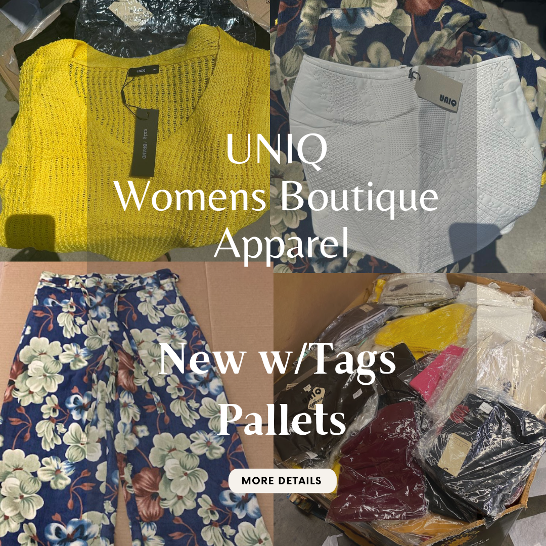 UNIQ | Women's Assorted Apparel | NWT | Pallets | 500 Piece Min.