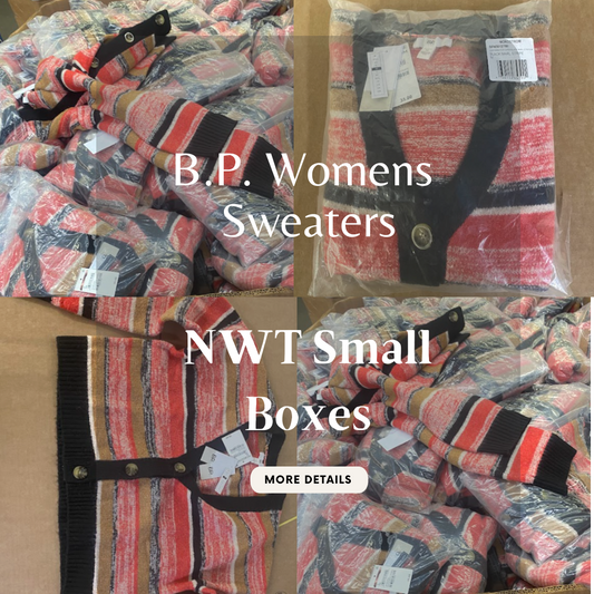 B.P. | Juniors Sweaters | NWT | Small Box | 5 Piece Min.