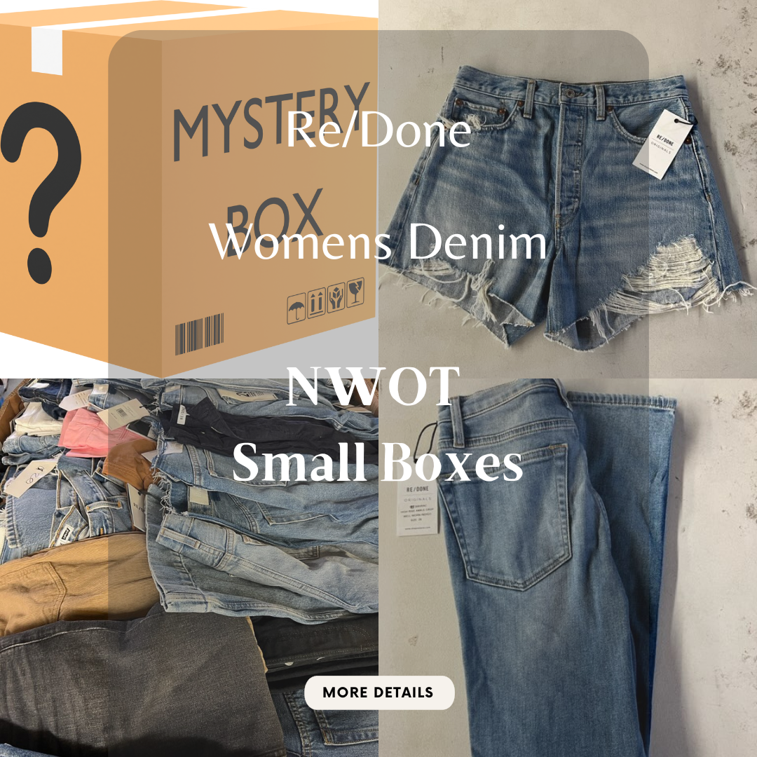 RE/DONE | Women's Denim | NWOT | Small Box | 10 Piece Min.