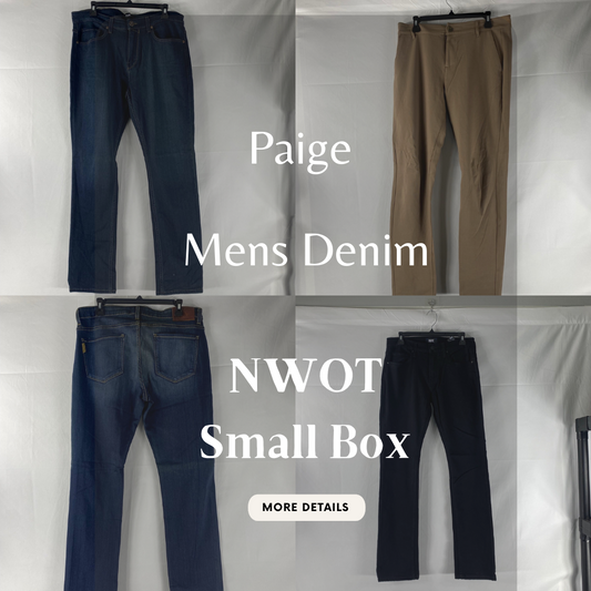 Paige | Men's Denim  | NWOT | Small Box | 10 Piece Min.