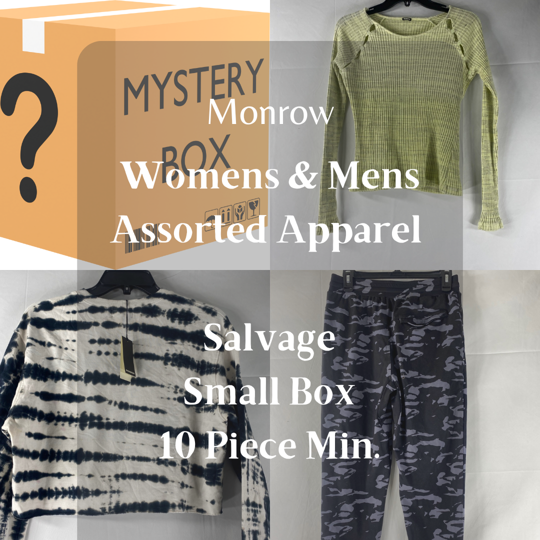 Monrow | Women's & Men's Apparel | Returns & Salvage | Small Box | 10 Piece Min.