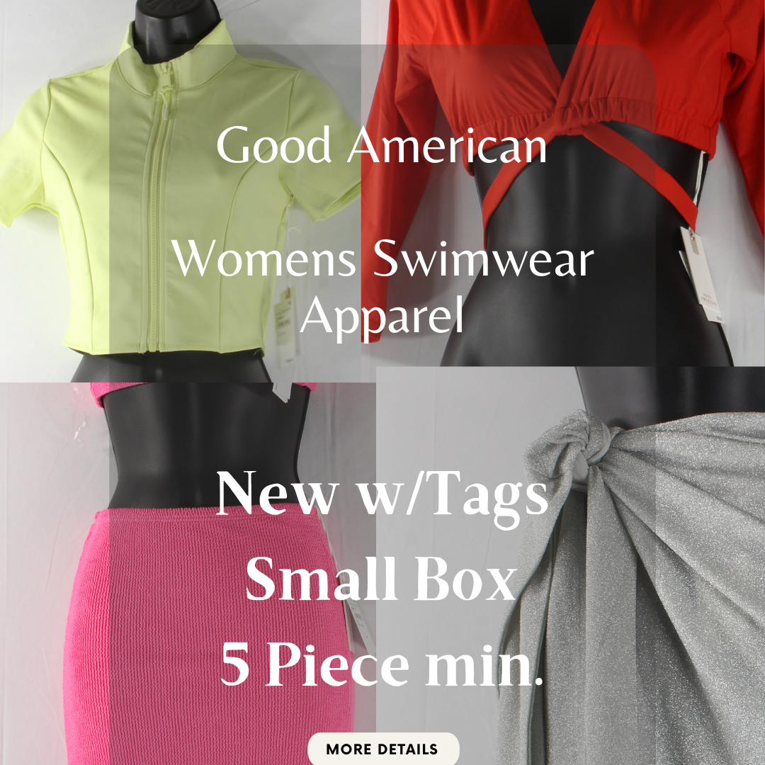 Good American | Women's Swimwear Apparel | NWT | Small Box | 5 Piece Min.