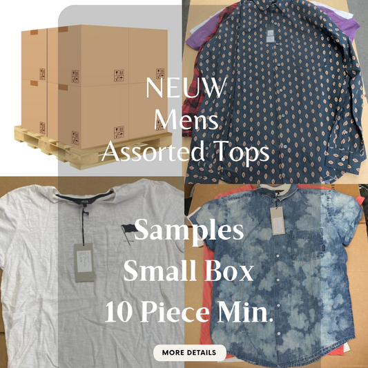 NEUW | Men's Assorted Tops | Samples | Small Box | 10 Piece Min.