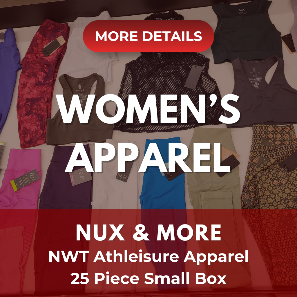 NUX ACTIVEWEAR | Assorted Women's Apparel | NWT | 25 Pieces | Small Box #SMA 582