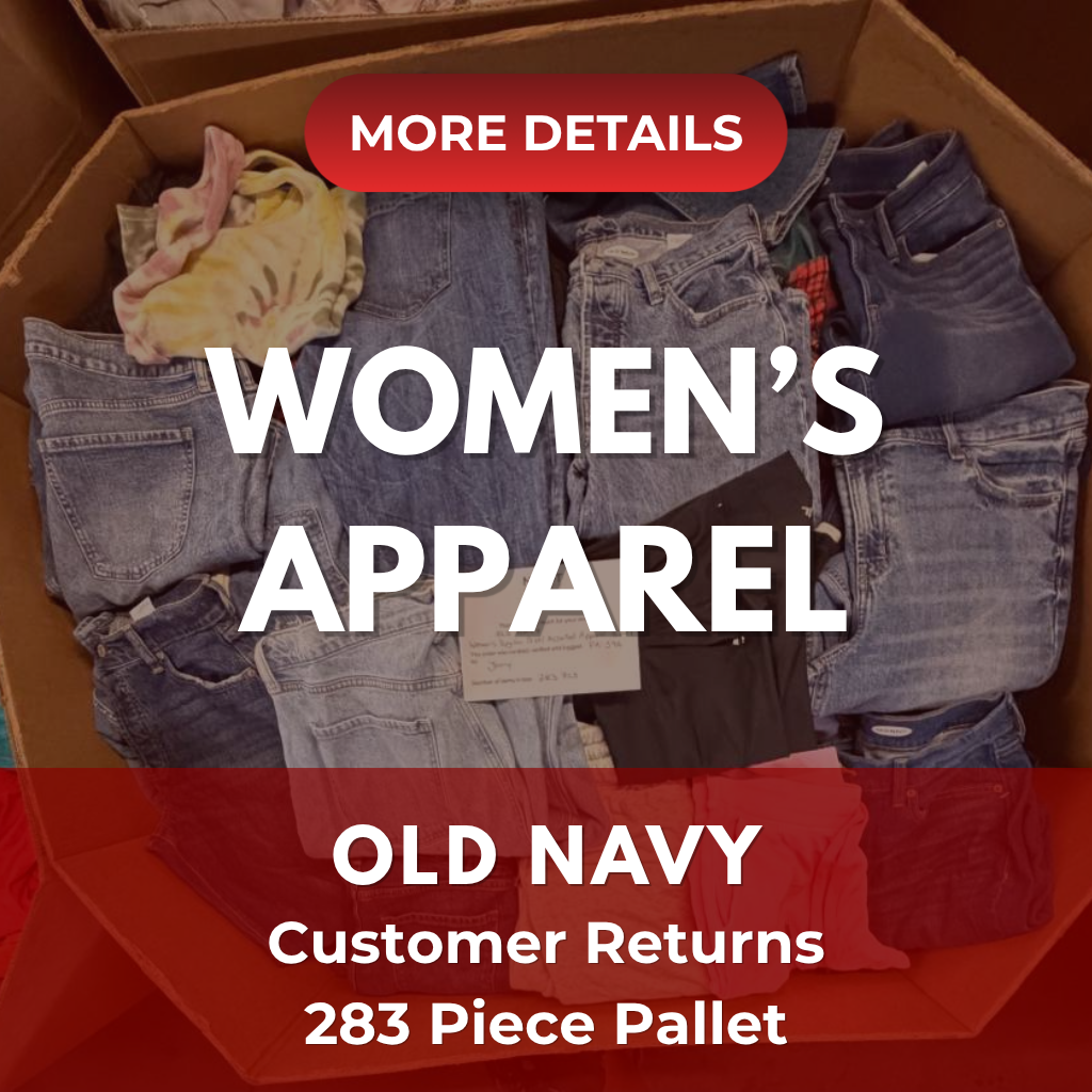 Old Navy Women's | Assorted Apparel | 283 Pieces | NWT | Pallet #PA-596