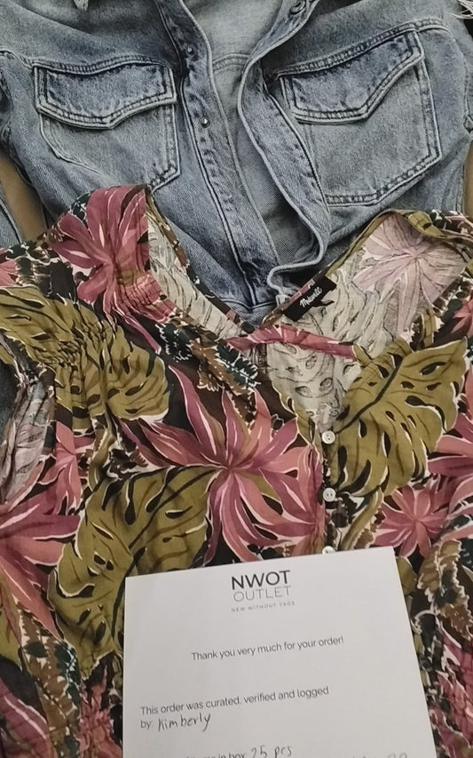 VINCE & MORE | Women's Assorted Apparel | BRANDED BOX | Shelf-Pulls/Returns | 25 Pieces | Small Box #AG-79