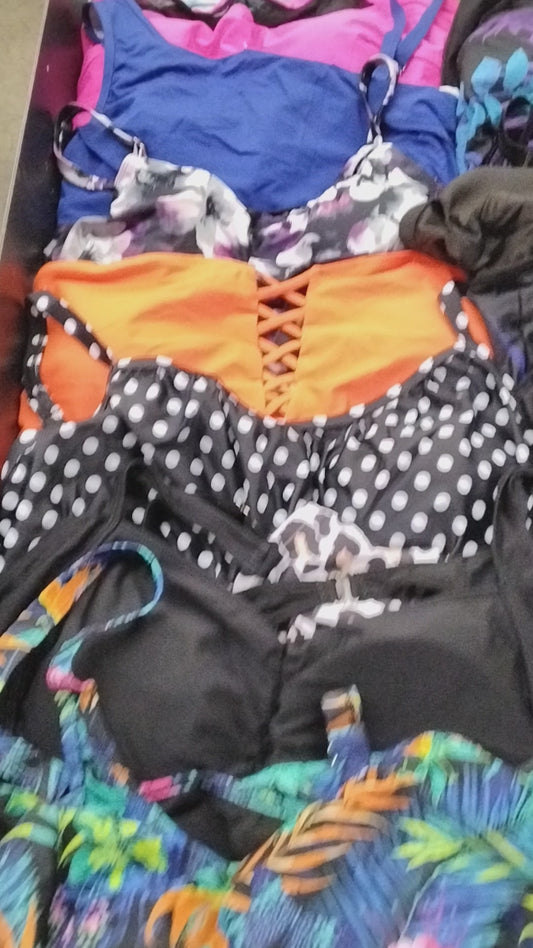 AMZN | PLUS SIZE | Women's Assorted Swimwear Sets | NWT/NIB | SILVER Box | 50 Pieces | Small Box #A-58