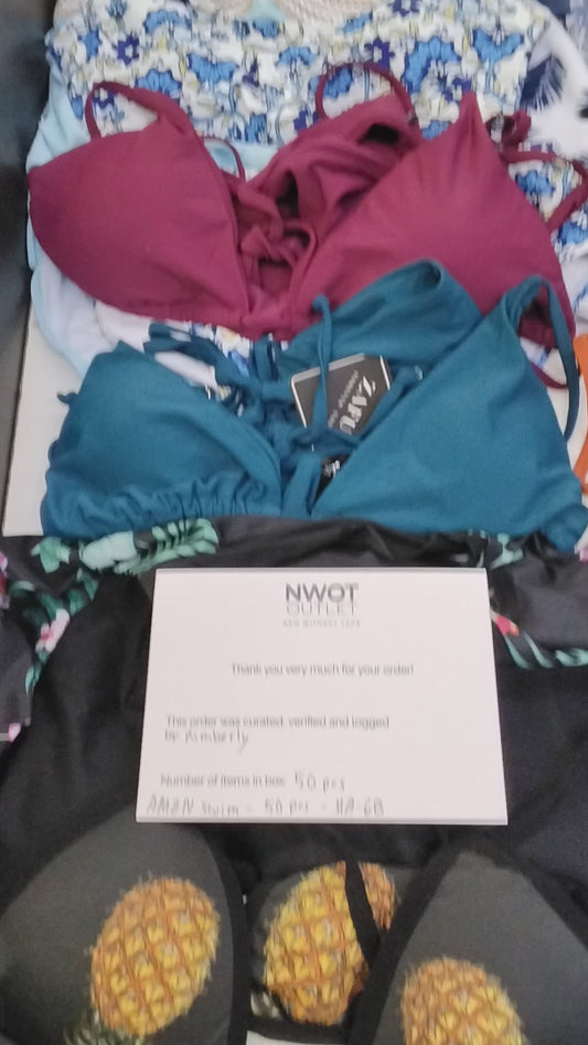 AMZN | Women's Assorted Swimwear Sets | NWT/NIB | 50 Pieces | Small Box #A-68