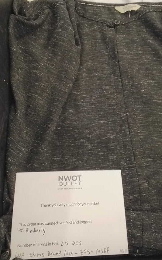 SKIMS & MORE | Women's Assorted Apparel | BRANDED BOX | Shelf-Pulls/Returns | 25 Pieces | Small Box #AG-19