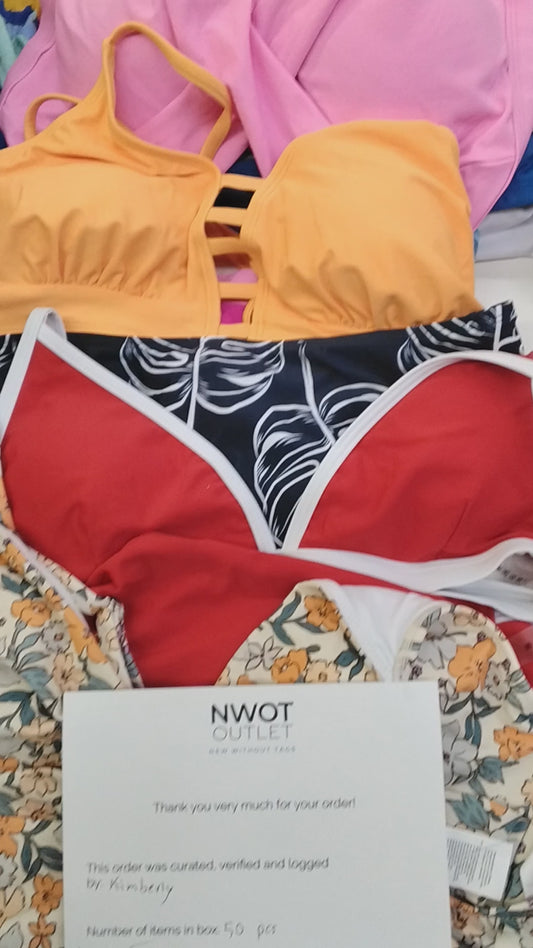 AMZN | Women's Assorted Swimwear Sets | NWT/NIB | 50 Pieces | Small Box #A-70