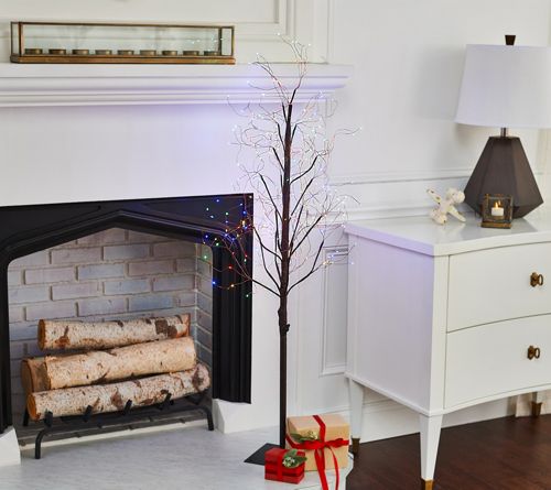 H262964 Kringle Express In/Outdoor Lit 4' LED Fairy Light Tree — Multi; QVC stock photo