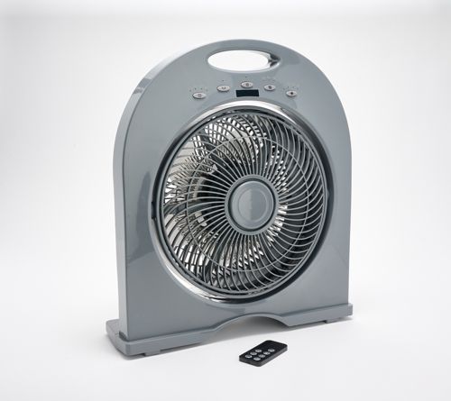 V85376 Cascade Capri 2-in-1 Fan & Heater — Platinum; QVC stock photo