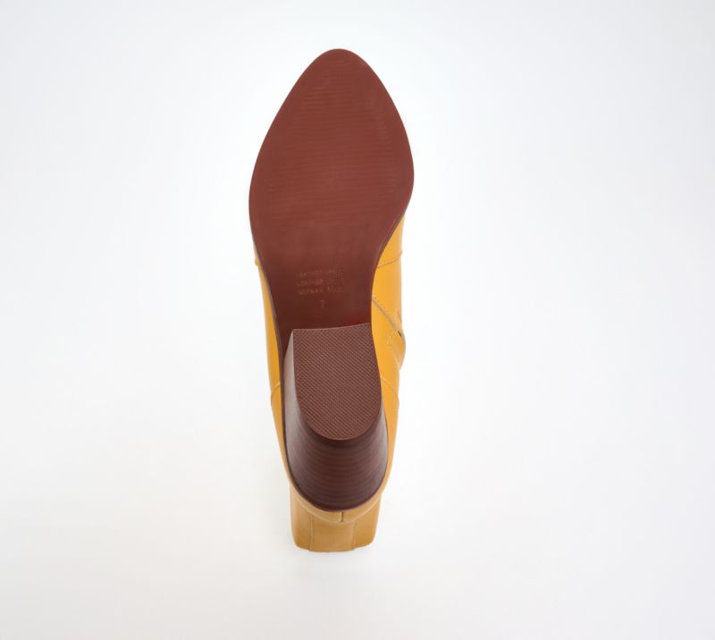 A666056 Intentionally Blank Leather Mid Shaft Boots — Soleil; QVC stock photo, additional product view