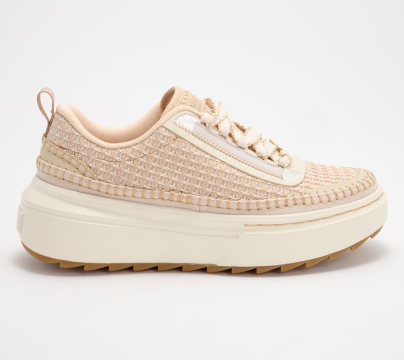 A674881 Skechers Cordova Saw Vegan Lace-Up Court Sneakers-DayOff — Natural; QVC stock photo, additional product view