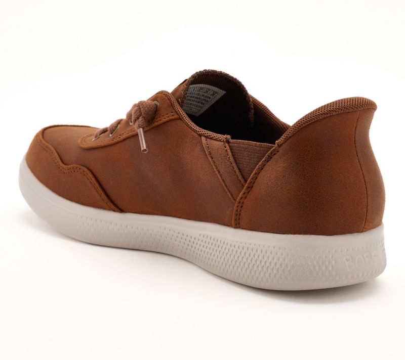 A702941 Skechers Slip-ins BOBS Skip Cute Sneakers - B Cute Cozy — Chestnut; QVC stock photo, additional product view