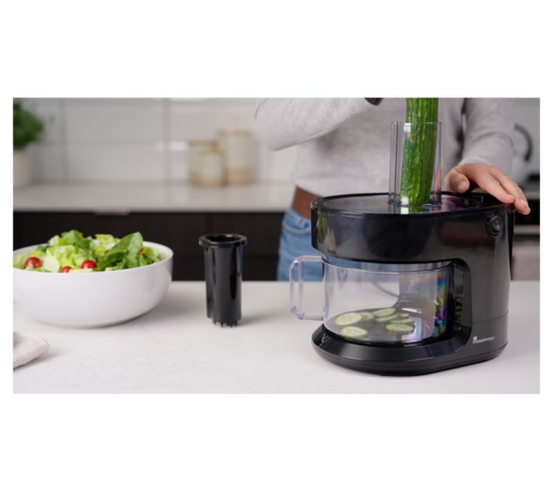 K310171 MasterPro Electric Food Shredder with (3) Blade Discs — Black; QVC stock photo, additional product view
