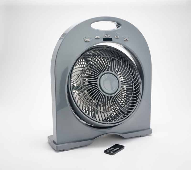 V85376 Cascade Capri 2-in-1 Fan & Heater — Platinum; QVC stock photo, additional product view