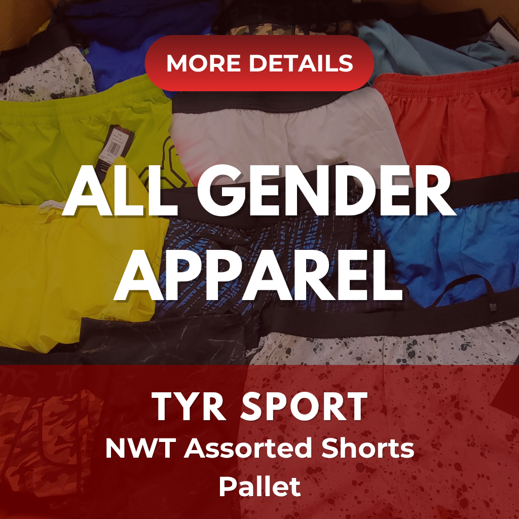 TYR Sport | Mixed Gender Shorts | Assorted Men's, Women's Apparel | NWT | 637 Pieces | Pallet #637
