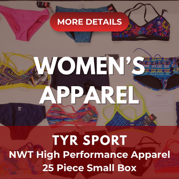 TYR Sport | High Performance | Assorted Women's Apparel | NWT | 25 Pieces | Small Box #555