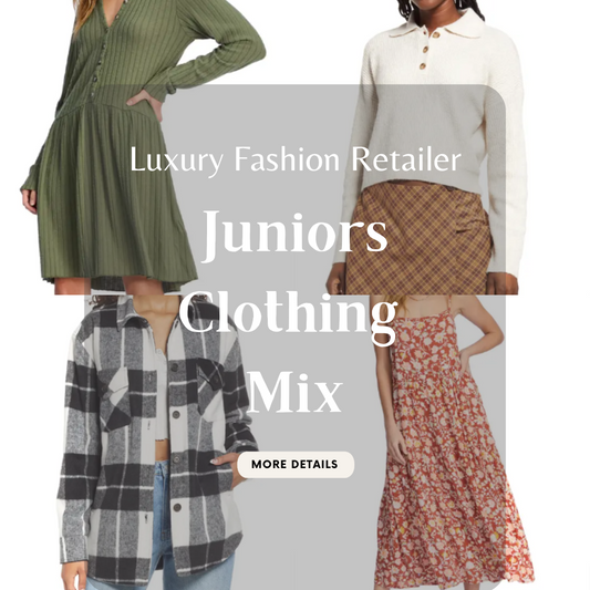 Luxury Fashion Retailer | Assorted Overstock | Juniors & House Brands Apparel | Pallets | 250 Piece Min.