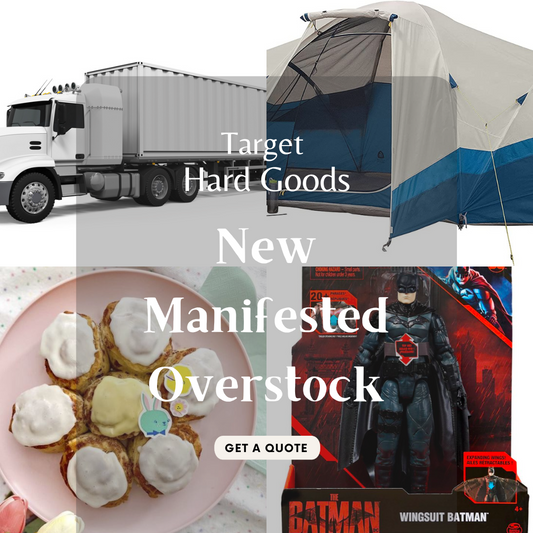 Target | Hard Goods | New Overstock | Truckload | Get A Quote