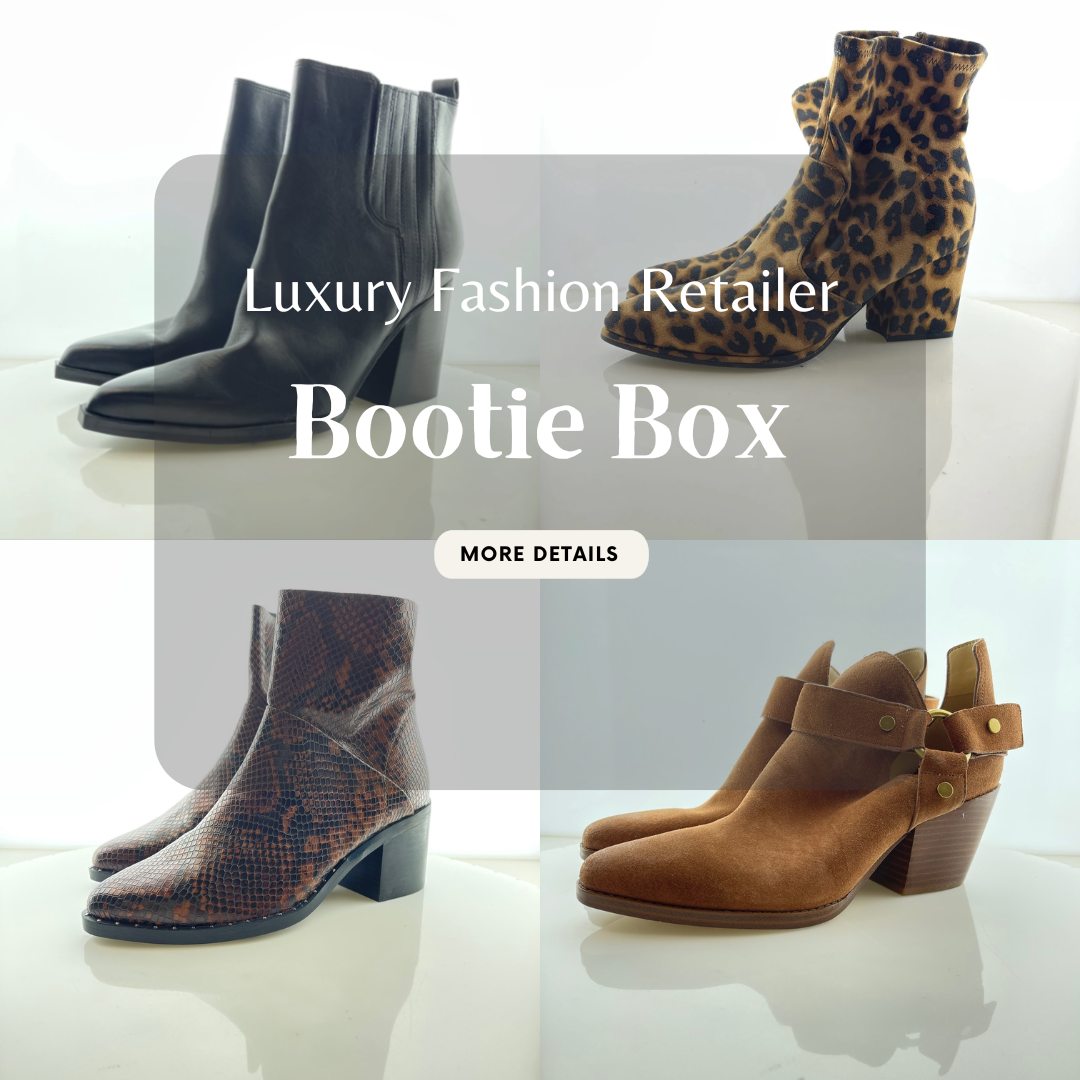 Luxury Fashion Retailer | Women's Bootie Box | 12 pairs