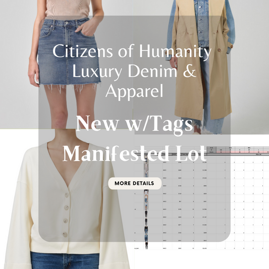 Citizens of Humanity | Apparel | Brand NWT | MANIFESTED | 152 Piece Lot